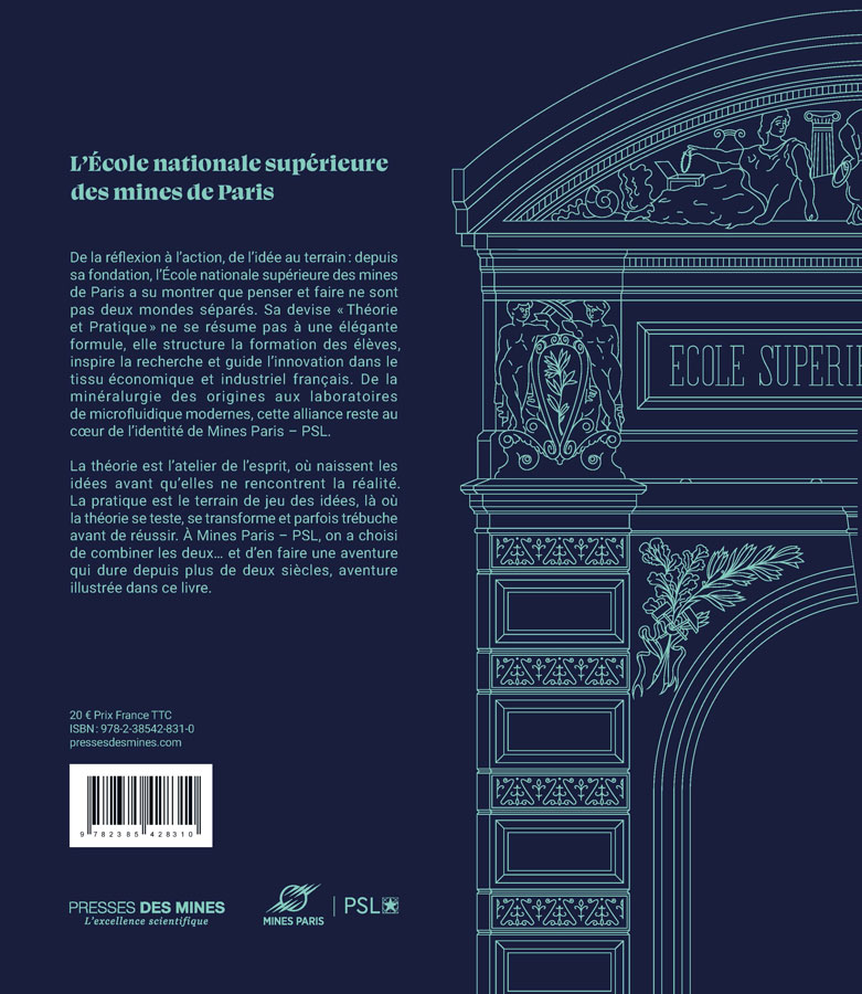 École des mines - Couverture arrière Presses des Mines